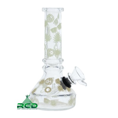 WATER PIPE PINEAPPLE GLOW IN DARK PR814 1CT